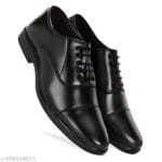 COAACHI Men's Premium Tan Brown Formal Shoes – Classic Cap-Toe Design - Image 2
