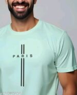 Men Printed Round Neck Polycotton T-Shirt - Image 2