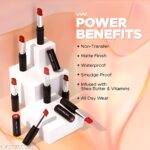 Hilary Rhoda Power Stay Non-Transfer Lipstick – Raging Pink (Shade 13) - Image 4