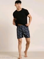 Men Printed Boxer Pack Of 2 Shorts - Image 2